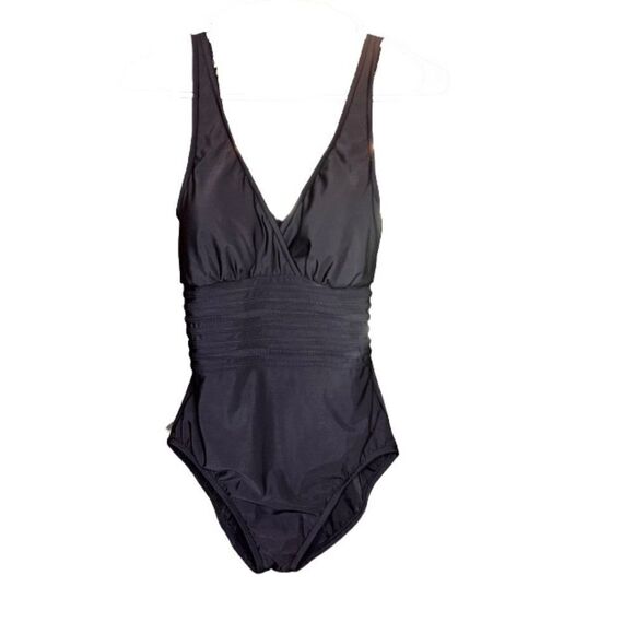 Aqua Green One Piece Swimsuit M 8 - 10 New - Picture 7 of 7